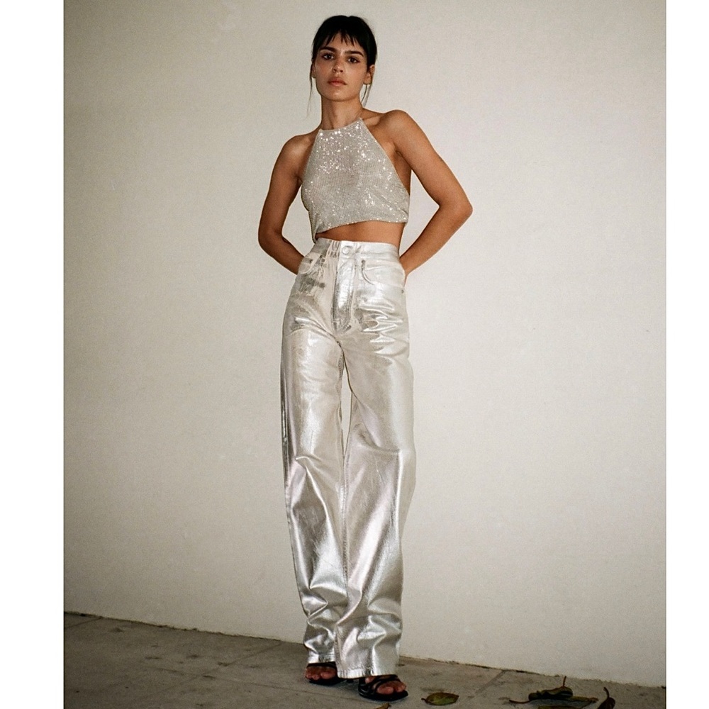 Zara ZW MID-RISE BOYFRIEND JEANS